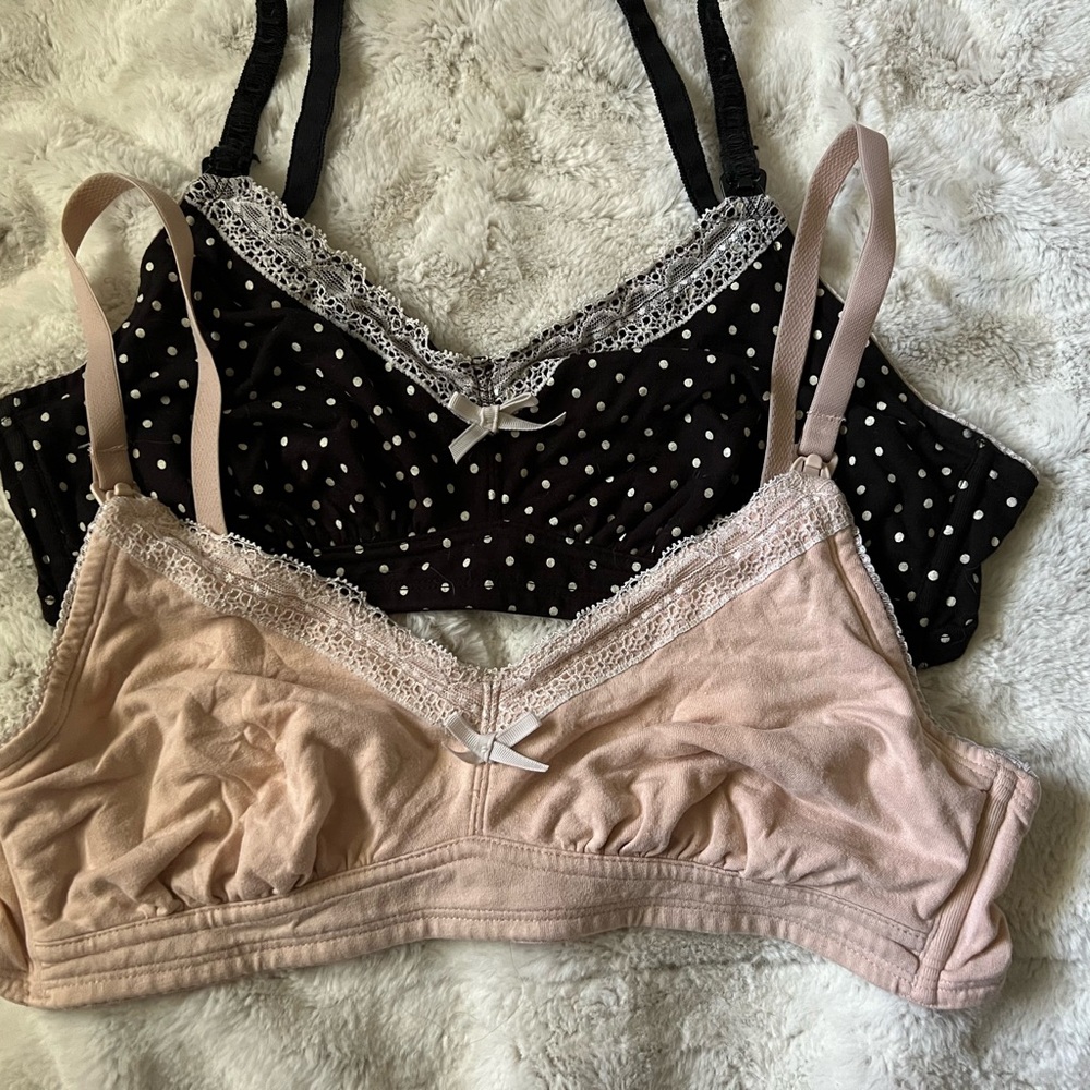 🦋 3/$25 🦋 Gilligan & O’Malley two pack nursing bras - Picture 11 of 11